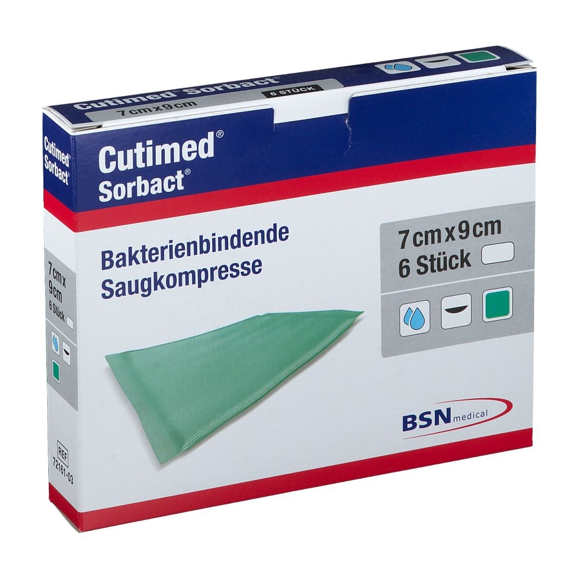 Cutimed® Sorbact® Saugkompresse steril Cutimed® Sorbact® Saugkompresse steril