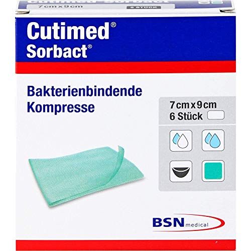 Cutimed® Sorbact® Kompresse steril 4x6cm