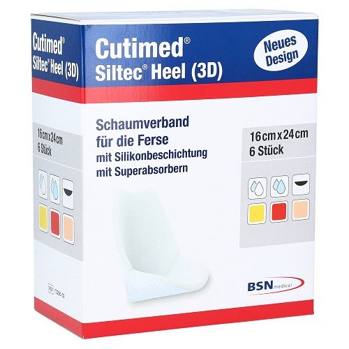 Cutimed® Siltec® Heel 3D